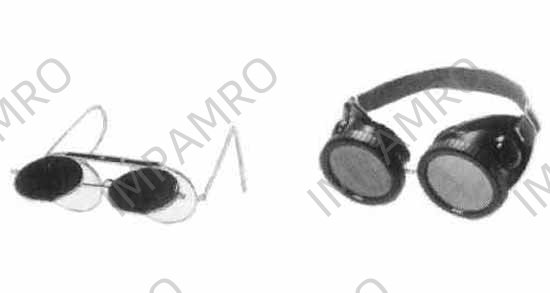 GOGGLE WELDER METAL FLIP-UP, 45MM LENS DIAM