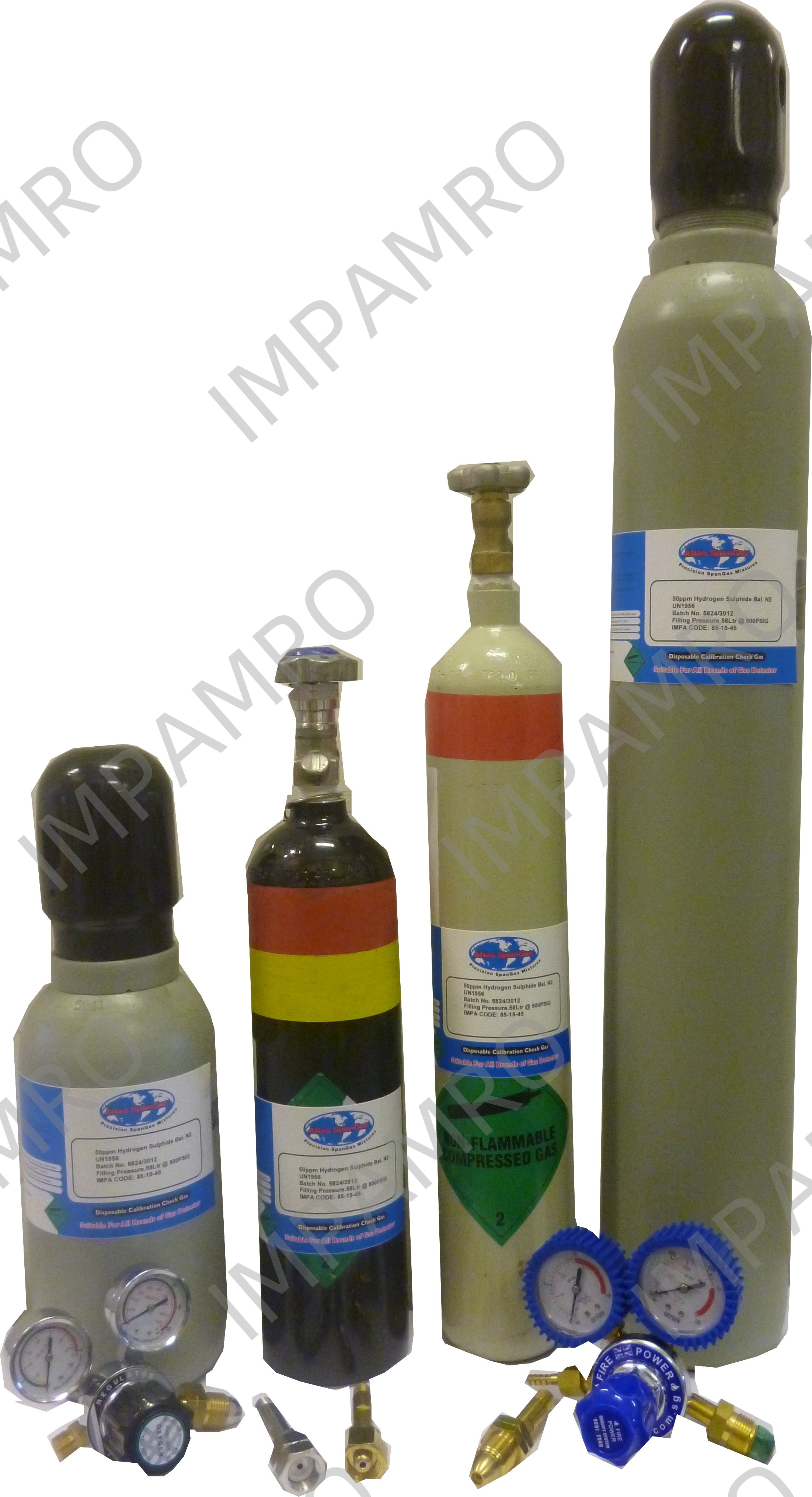SPANGAS REFILLABLE PROPANE, 1.1%(50%LEL) BALANCE AIR 3.4L
