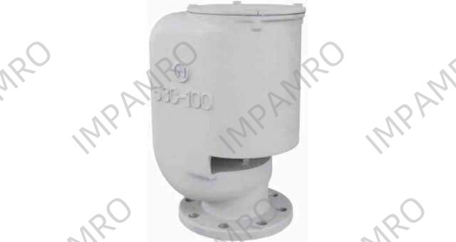 AIR VENT HEAD JIS 5KG FLANGED, WITH SCREEN #53CW-50 50MM