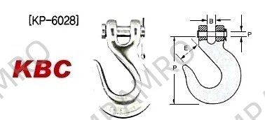 STAINLESS CLEVIS GRAB HOOK
