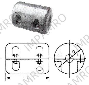 SEPARATE TYPE RUBBER BOBBIN