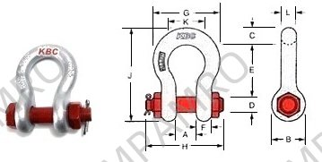STAINLESS BB SHACKLE