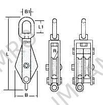 STAINLESS EYE BLOCK