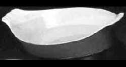 GRATIN DISH STONEWARE OVAL 190X90MM