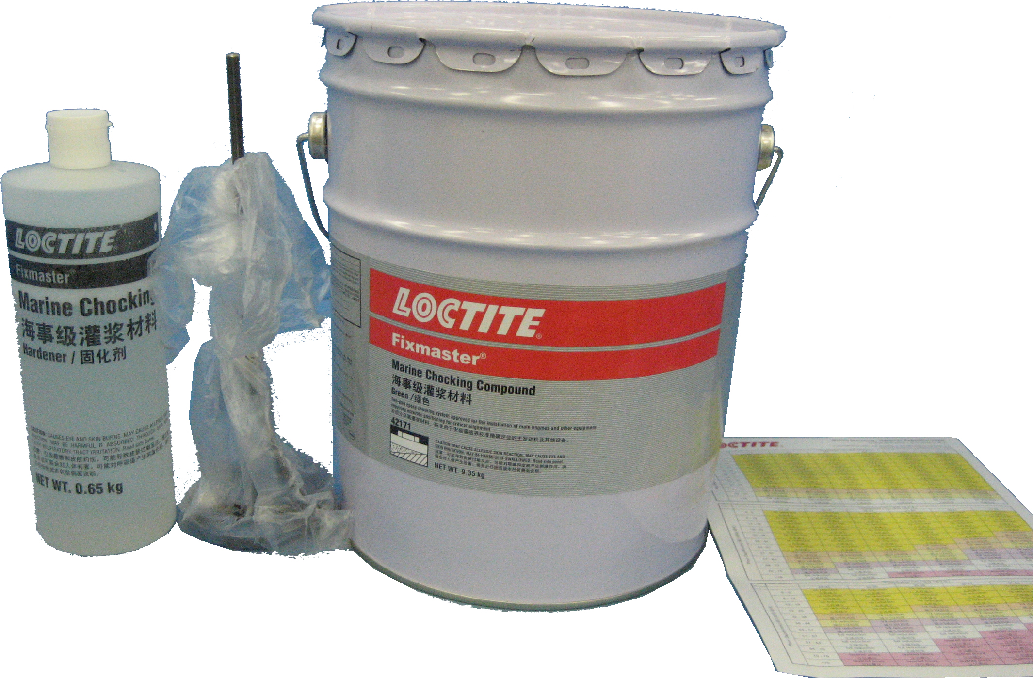 FLOORING & GROUT LOCTITE, PC7202 GREEN 10KGS