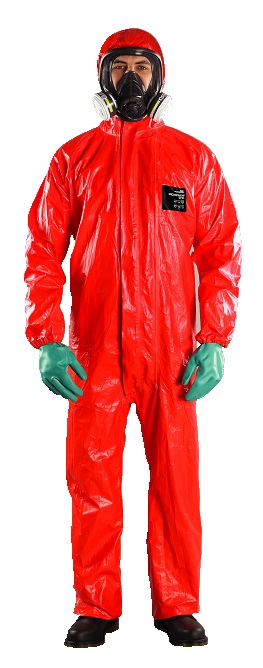 312124 - 阻燃防化工作服 Protect Microchem CFR系列 红色 XL码