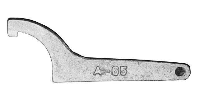 330798 - 消火栓扳手 ANSI，槽口铜制 65A