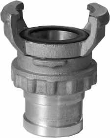 331803 - 带锁环消防水带耦合器，吉莱曼铝制卡箍/软管 70MM
