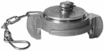 331892 - 消防水带耦合器盖 铝，中岛 2" 卡箍尺寸 72MM