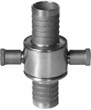 333229 - 即插即用式软管耦合器，铜制法兰端 2-1/2英寸 软管端 45mm