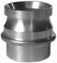 333241 - 过渡接头（外螺纹）即插即用式，铝制 2-1/2" × 2" BSP 内螺纹