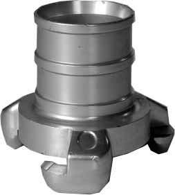 333272 - 铝制软管耦合器 巴塞罗那型，DN70 法兰端 85mm / 软管端 63mm