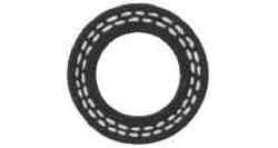 HOSE WATER RUBBER WRAPPED &, FABRIC 4KG 35MMX2B