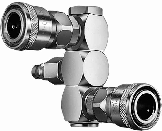 351656 - 旋转式管路接头，RT(双分支) 进口 1/4"(20PF)