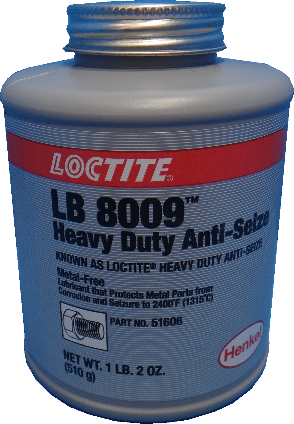 450691 - 重载防卡死剂 LOCTITE LB8009 黑色 刷头顶 1.2磅