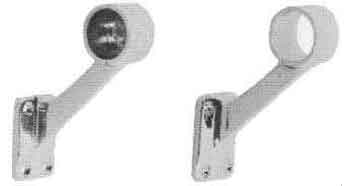 491801 - 黄铜扶手端支架（右手）内径25.5mm