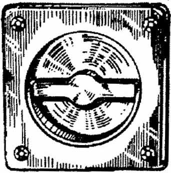 492252 - 旋转把手 不锈钢 90×90mm #7833