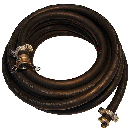 591536 - 黑色供气软管 19mm x 10米，用于气体清除风扇
