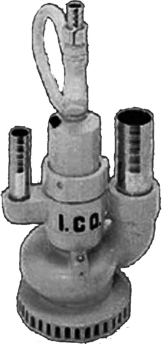 591632 - 气动潜水泵 ICO，青铜泵头，提升高度40米，型号#900-BZ C