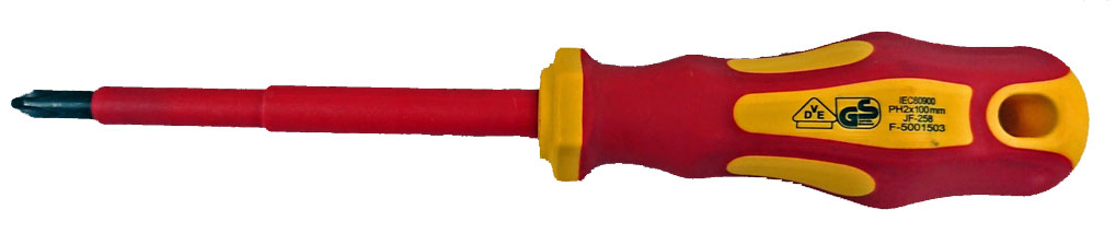 612337 - 1000V绝缘十字螺丝刀，#1 80MM