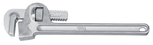 616478 - 直管扳手 350毫米 不锈钢