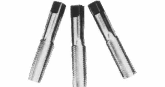 631385 - 丝锥 手用统一粗牙 5/16"-18UNC 3件套 高速钢