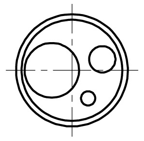 652518 - 温度校准仪套管适配器 外径28mm 三孔