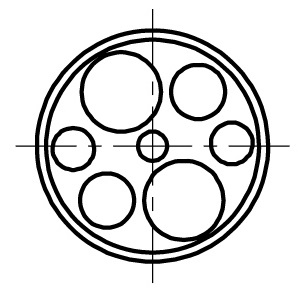 652529 - 温度校准仪套管适配器 外径28mm 七孔(4种尺寸)