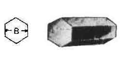 670268 - 冷精钢六角材 38毫米，3米