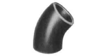 ELBOW MALLEABLE CAST IRON, BLACK 45DEG 3/4