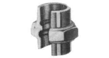 730721 - 可锻铸铁黑口活接头 1 英寸