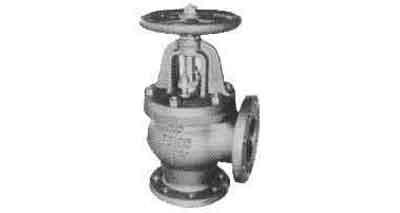 ANGLE VALVE CAST-IRON FLANGED, F7306 5KG-80MM
