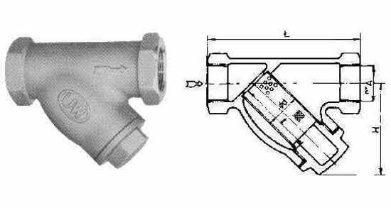 752426 - Y型过滤器 青铜螺纹端 16kg-32A