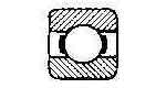 BALL BEARING SINGLE ROW, DEEP GROOVE NO.6020