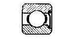 BALL BEARING SINGLE ROW, DEEP GROOVE NO.6003Z