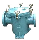 WATER FILTER CAN CASTING STEEL, NOM DIA 350MM FLANGE DIA 480MM