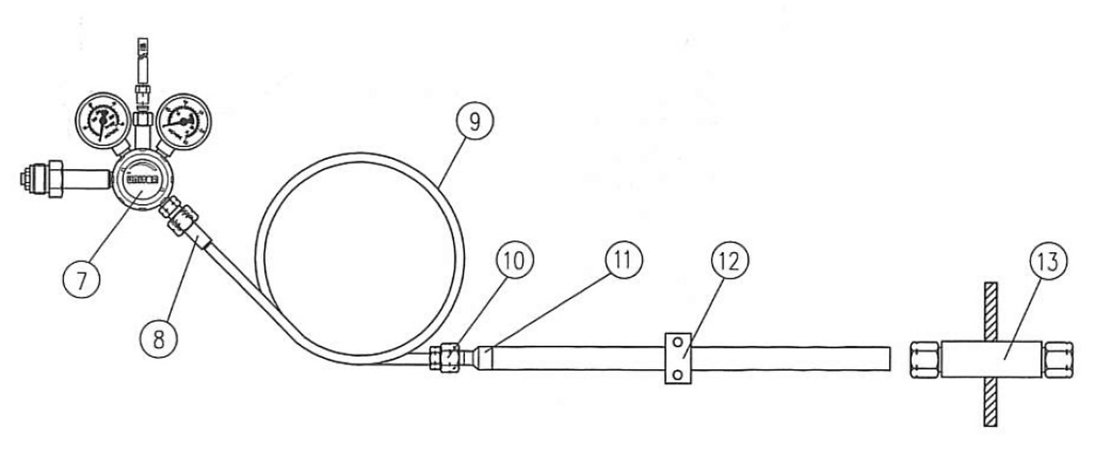 FLASHBACK ARRESTOR 85-10 AC FOR GAS CENTRAL REG.