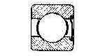770366 BALL BEARING SINGLE ROW, DEEP GROOVE NO.6315Z