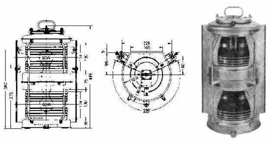 370448 GREEN LIGHT A-2 SINGLE, GLASS LENS/METAL CASE