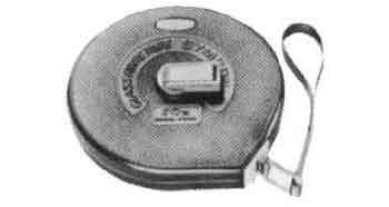 650834 TAPE MEASURING LINEN, WITH METAL CASE 50MTR