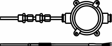 652558 THERMOMETER RESISTANCE STERN, TUBE AMETEK 1808 SM