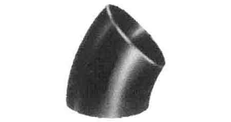 731105 ELBOW STEEL BUTT-WELDING SGP, 45DEG LONG RADIUS 40A
