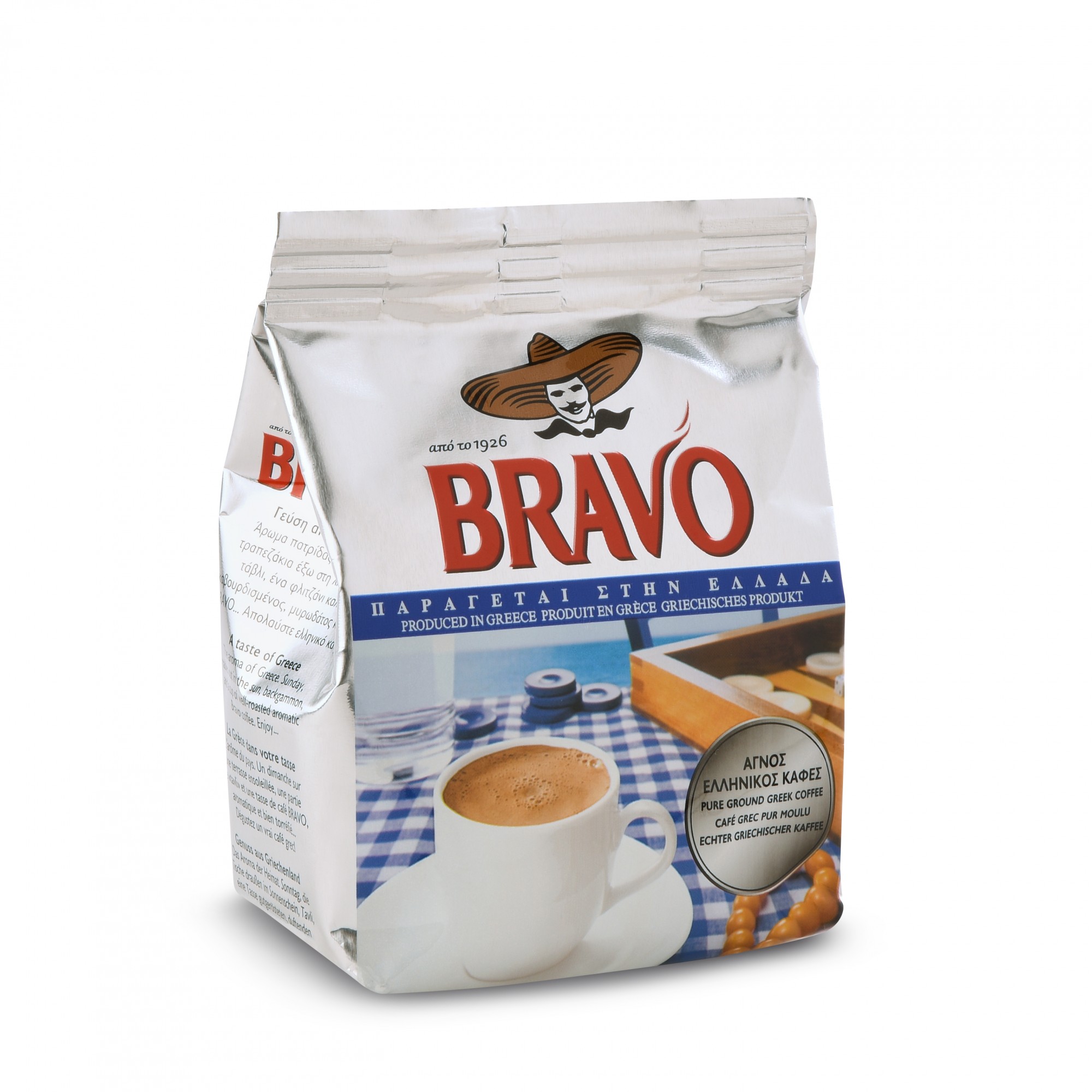 004208 COFFEE GROUND GREEK BRAVO
