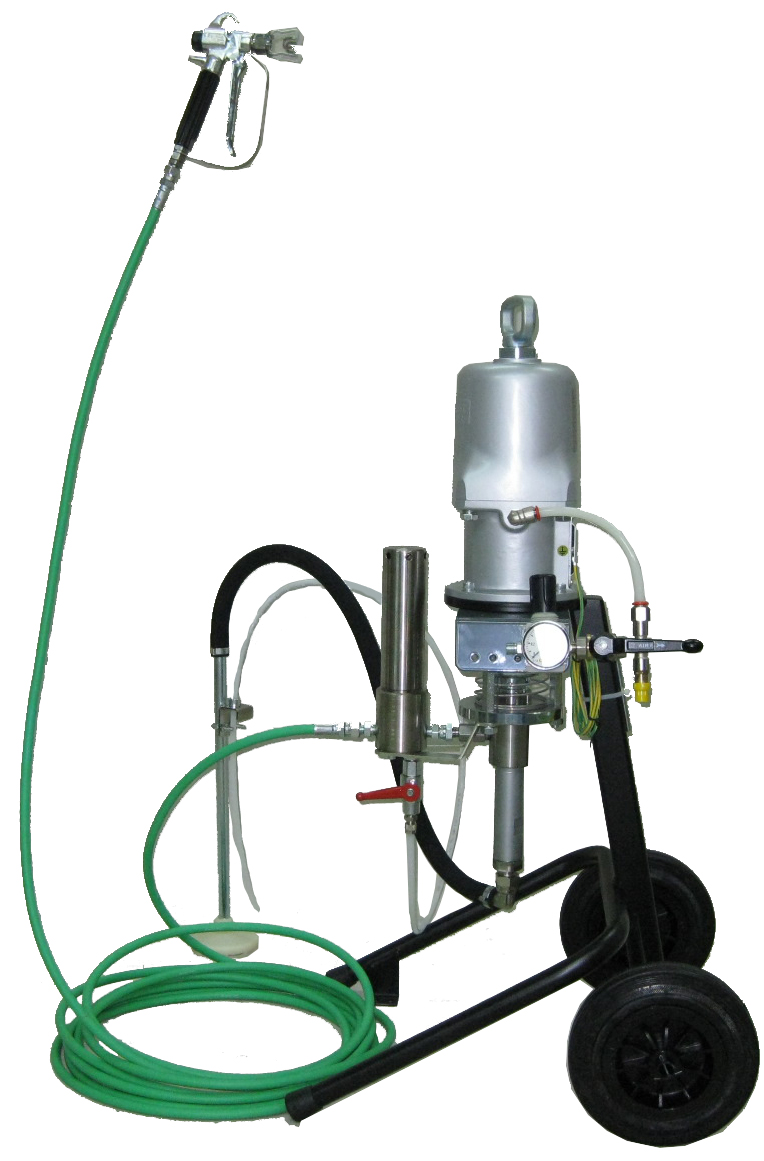 270404 AIRLESS PAINT SPRAY CART TYPE, IWATA ALS-433C PUMP RATIO 30:1