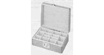 470804 STAMP BOX WOOD 240X195X85MM