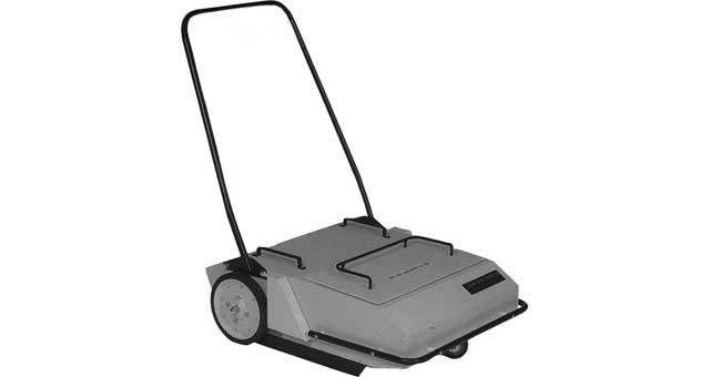510836 FLOOR SWEEPER MANUAL, FLAP BRUSH 1650H2/HOUR