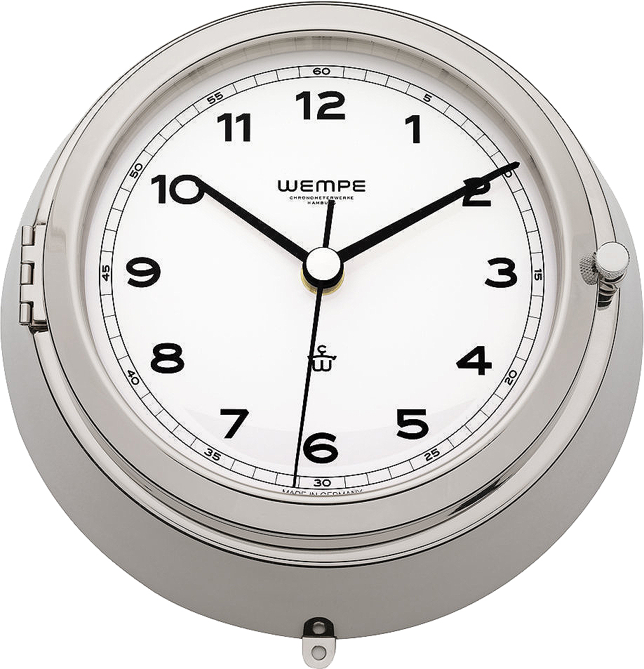 370205 CLOCK MARINE QUARTZ 200MM, S.STEEL CASING VAPOR PROOF