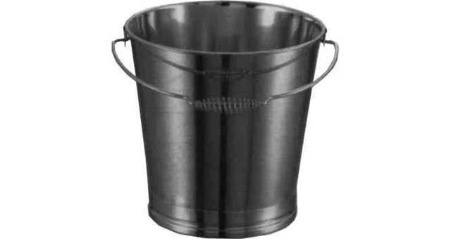 174134 BUCKET STAINLESS STEEL 20LTR