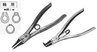 611813 PLIER STOP RING BENT, EXTERNAL 19-40MM