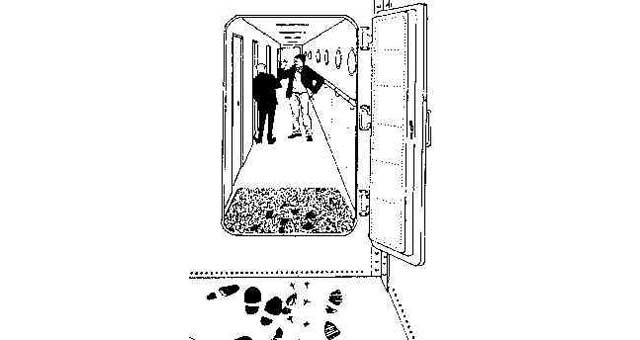 511016 MAT DOOR FIBRE & ROBBER JOINT, 75X150CM